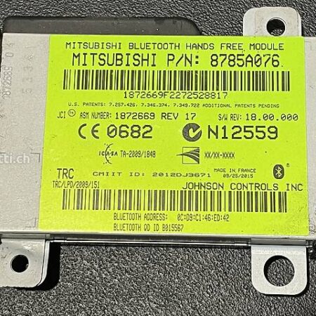 8785A076 Steuergerät Bluetooth Mitsubishi Outlander
