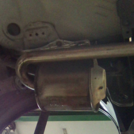 Toyota Yaris  Auspuffblende