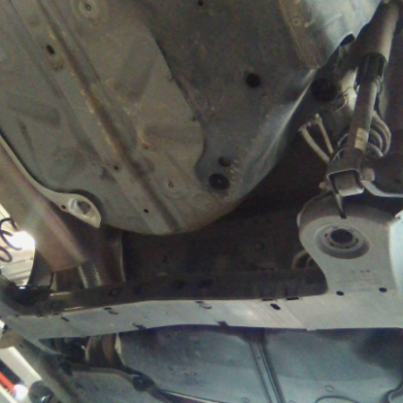 Skoda Fabia  Achs hinten Achskörper