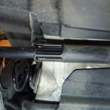 Skoda Fabia  Federbein Stossdämpfer hinten