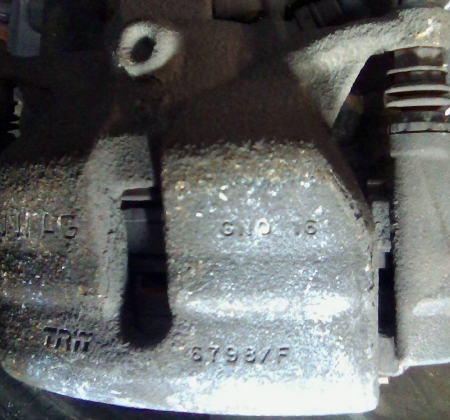 VW Touran  Bremszange Bremssattel vorne
