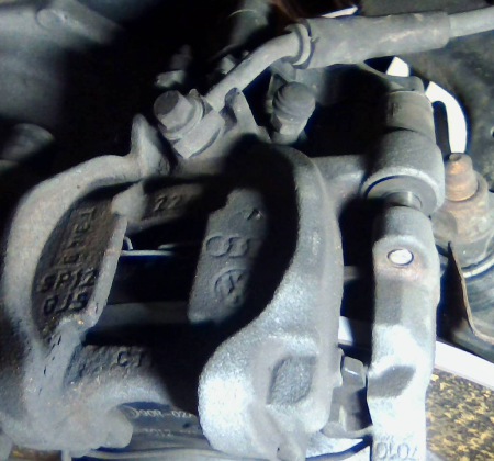 VW Touran  Bremszange Bremssattel hinten