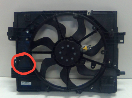 Renault Clio  Elektrolüfter Lüftermotor (Kühler)