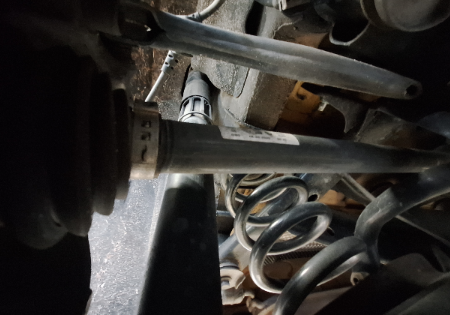 Audi Q3  Antriebswelle hinten rechts