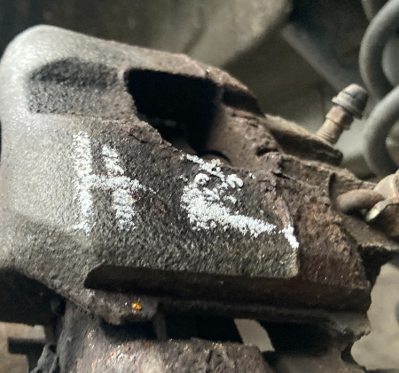 Toyota Prius  Bremszange Bremssattel hinten