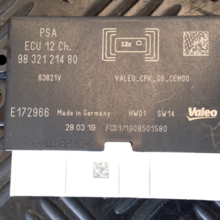 Peugeot  Rifter Anhängerkupplung Steuergerät