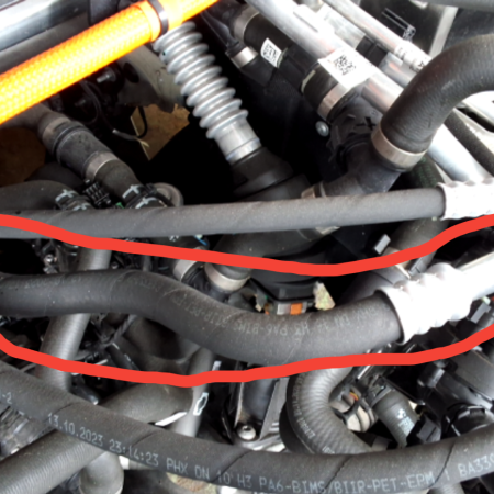 BMW ix3  Klimaleitung