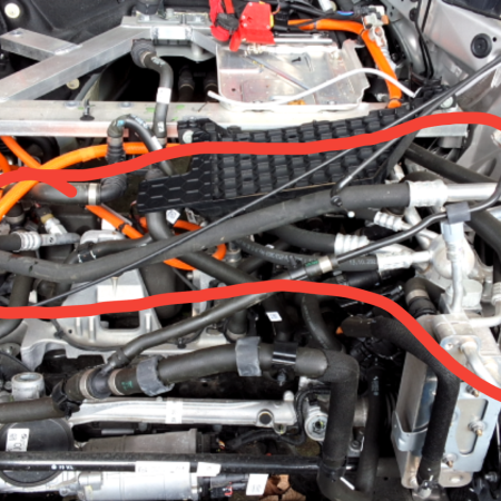 BMW ix3  Klimaleitung