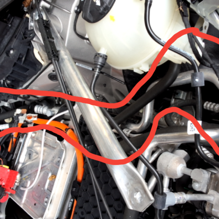 BMW ix3  Klimaleitung