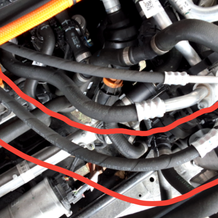 BMW ix3  Klimaleitung