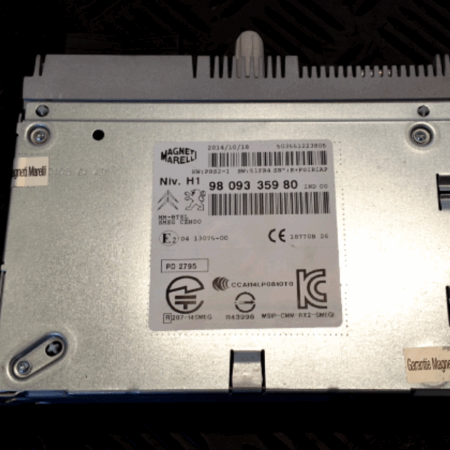 Peugeot 308  Radiobedienteil