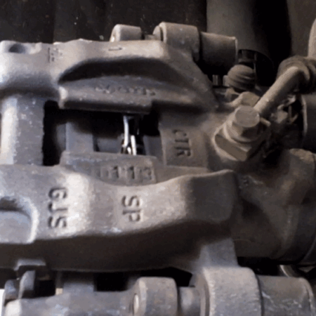 VW Passat  Bremszange Bremssattel hinten