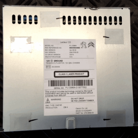 Peugeot 308  Radiobedienteil