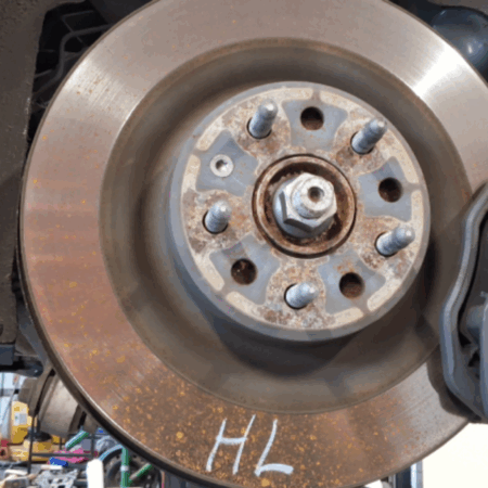Tesla Model S  Achsschenkel hinten links