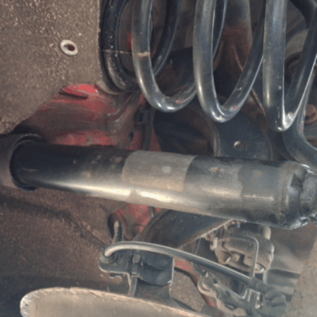 Audi A3  Federbein Stossdämpfer hinten