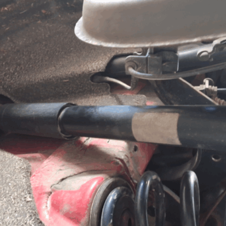 Audi A3  Federbein Stossdämpfer hinten