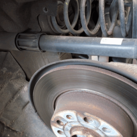 Skoda Octavia  Federbein Stossdämpfer hinten