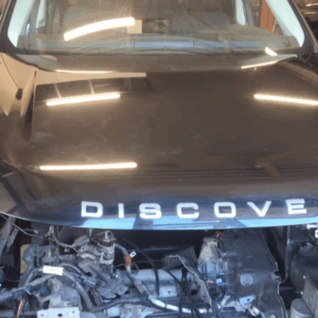 Land Rover Discovery  Motorhaube