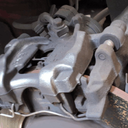 VW Touran  Bremszange Bremssattel hinten